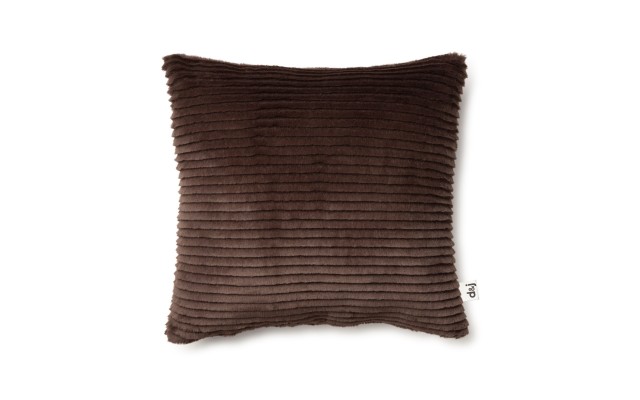 Drew & Jonathan Home Cut Faux Fur Solid Decorative Pillow 18 x 18