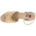  Women’s Maggie Ankle-Strap Platform Sandals, Beige, 10M