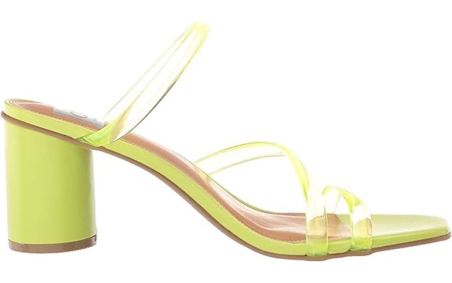  Womens Myla Heeled Sandal, Chartruese, 6 US