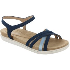 Easy Spirit Women’s Dottle Ankle-Strap Comfort Sandals, Navy, 8.5M