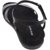  Womens Dottle3 Flat Sandals, Black, 9M