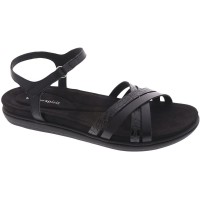 Easy Spirit Womens Dottle3 Flat Sandals, Black, 9M
