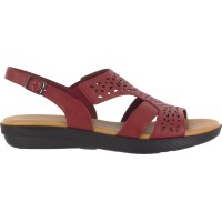 Easy Street Bolt Sandals Women’s Shoes, Red, 8.5W
