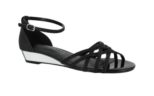  Tarrah Evening Sandals Women's Shoes, Black, 8.5 M