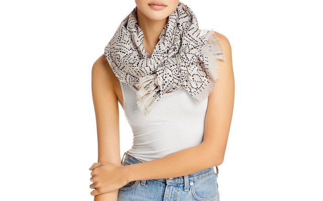  Batik Medallion Wrap, Beige