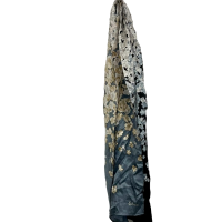 Echo Design Women’s Moonlit Flowers Oblong Silk Scarf Black