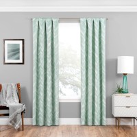 Eclipse Haley Printed Blackout Panel, 37″ x 95″, Mint