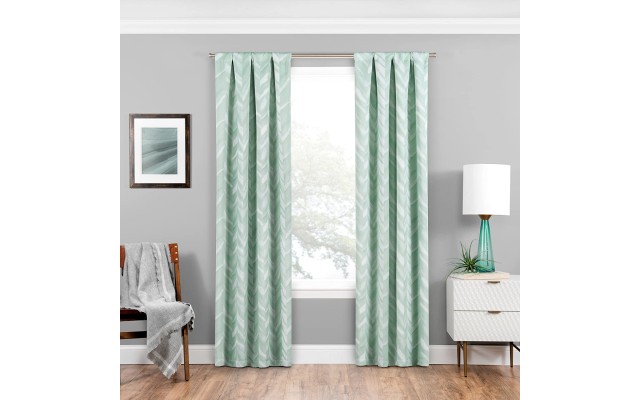  Haley Printed Blackout Panel, 37″ x 95″, Mint