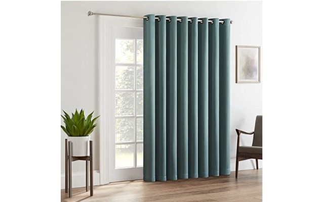  Tricia Thermapanel Room-Darkening Grommet Door Panel,100″ x 84″