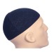  Islamic Knitted Kufi Topi Prayer Hat Crochet Cap Taqiyah Takke Skull Beanie for Muslims, Prayers and Islamic s, 3 Set of Navy