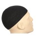  Islamic Knitted Kufi Topi Prayer Hat Crochet Cap Taqiyah Takke Skull Beanie for Muslims, Prayers and Islamic s, 3 Set of Black