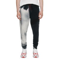 Eleven Paris Mens Tie-dye Joggers, X-Large, Black