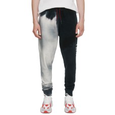 Eleven Paris Mens Tie-dye Joggers, X-Large, Black