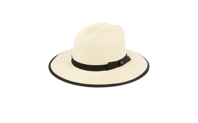  Unisex Gambler Safari Sun Panama Hat, Natural