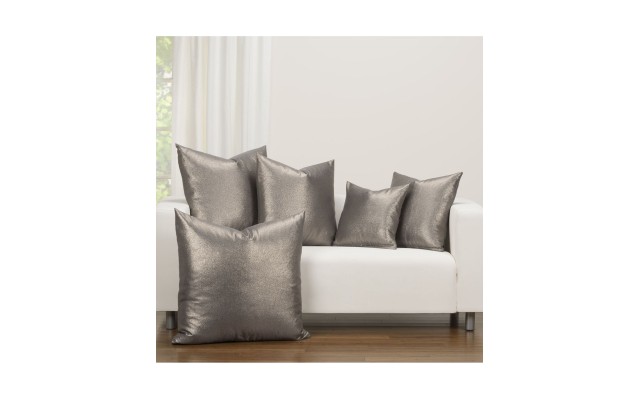  Rendezvous Decorative Pillow, 22″ x 22″, Gray