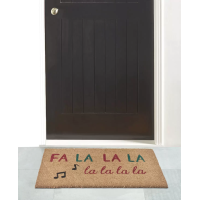 Fa La La Coir Doormat Bedding, 18×13
