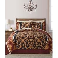 Fairfield Square Collection Carmen Reversible 8-Pc. Comforter Sets, Brown, Twin