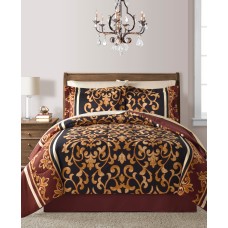 Fairfield Square Collection Carmen Reversible 8-Pc. Comforter Sets, Brown, Twin