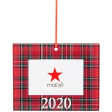 Family Pajamas Brinkley Plaid Ornament, Red