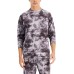  Matching Men’s Tie-Dyed Pajama Set,Small , Gray