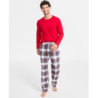 Family Pajamas Men’s Mix It Stewart Pajamas Set (Stewart Plaid, Large)