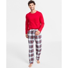 Family Pajamas Men’s Mix It Stewart Pajamas Set (Stewart Plaid, Large)