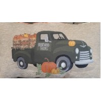 Farmhouse Pumpkin Truck Throw Pillow, 14 x 24