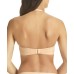  Women’s Memory Low Cut Strapless 4 Way Convertible Bras, Light Beige, 38D