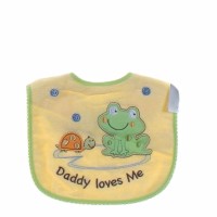 First Impressions Adorable Bib, Yellow, 0-1 Years