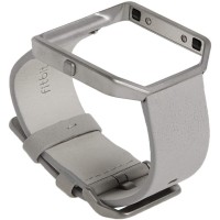 Fitbit Blaze Accessory Band, Leather, Mist Grey, Small