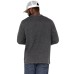 Flag & Anthem Chatham Burnout Slub Henley Long Sleeve Shirt, Charcoal, Large