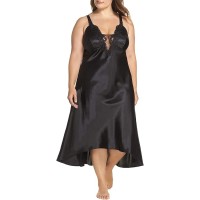 Flora Nikrooz Women’s Plus Size Stella Gown, Black, 2X