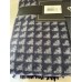 Fraas Houndstooth Wool Throw, Navy, 60 x 80