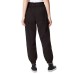 Frayed Denim Womens Paper Bag-gy Jogger Pants, Black, 26