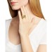  Women’s Gilded Stone Cage Ring 7