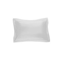Fresh Ideas, Poplin Tailored Pillow Standard Sham, White
