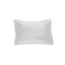 Fresh Ideas, Poplin Tailored Pillow Standard Sham, White