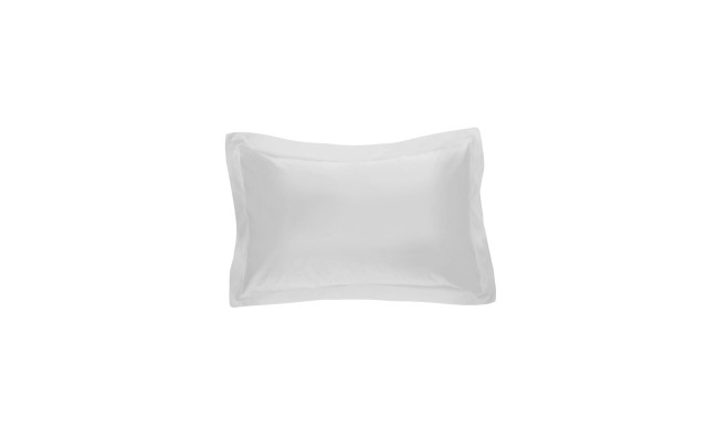 Fresh Ideas, Poplin Tailored Pillow Standard Sham, White
