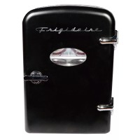 Frigidaire Portable Retro 6 Can Mini Personal Beverage Refrigerator, EFMIS129, Black