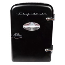 Frigidaire Portable Retro 6 Can Mini Personal Beverage Refrigerator, EFMIS129, Black