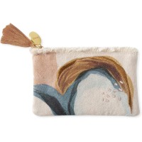 Fringe Studio Canvas Coin Pouch, Abstract, 5″ x 3.5″