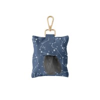 Fringe Studio Canvas Waste Bag Dispenser, Navy, 4