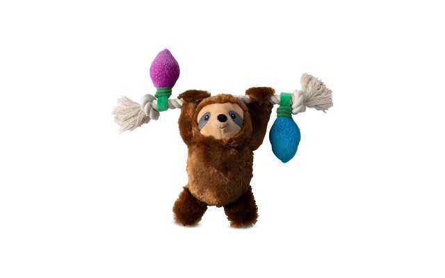   PetShop by  Let It Glow Dog Toy, Brown, 11.5″ x 9″