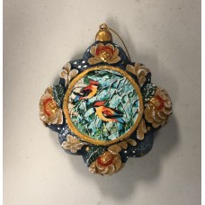 G. Debrekht Cardinal Companions Scenic Ornament, 3.5″