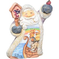 G. Debrekht Tiny Tale Illustrated Santa with Noah’s Ark