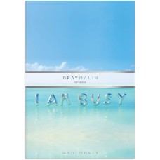 Galison Malin The I Am Busy A5 Notebook, Gray
