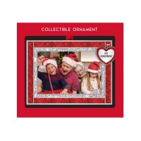 Ganz 4″ Frame Ornament Heart ‘Best Grandparent’ Red/Silver