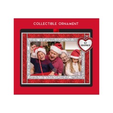 Ganz 4″ Frame Ornament Heart ‘Best Grandparent’ Red/Silver