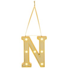 Ganz Led Light Up Marquee Initial Ornaments Letters