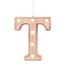 Ganz Led Light Up Marquee Initial Ornaments Letters